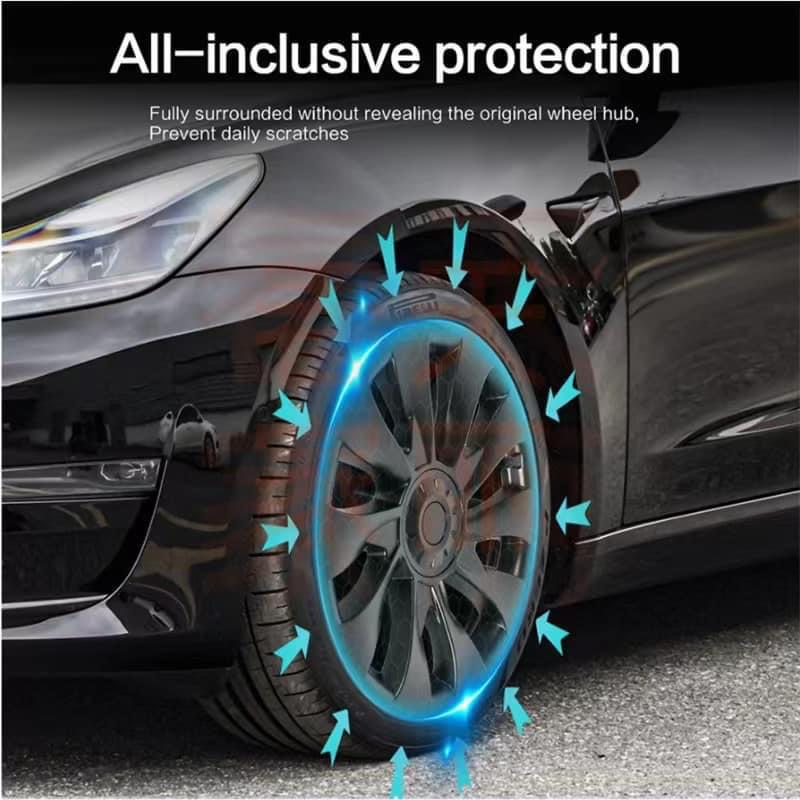 Tesla Model 3 18 Inch Hubcaps Wheel Cover.