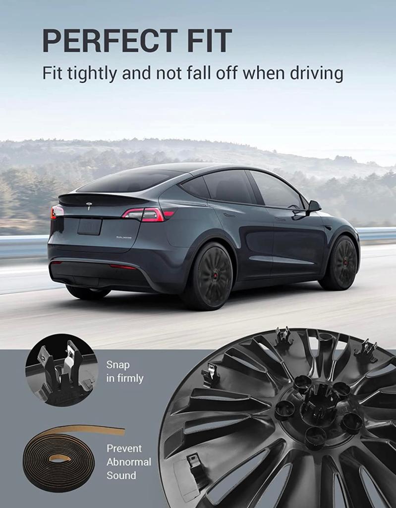 Tesla Model Y Hubcaps 19 Inch Wheel Cover