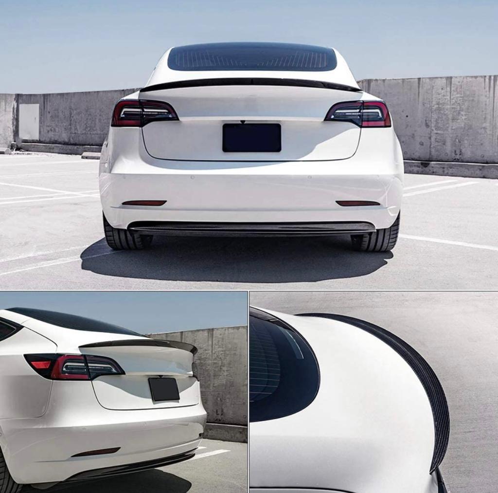 Real Carbon Fiber Performance spoiler Tesla Model Y