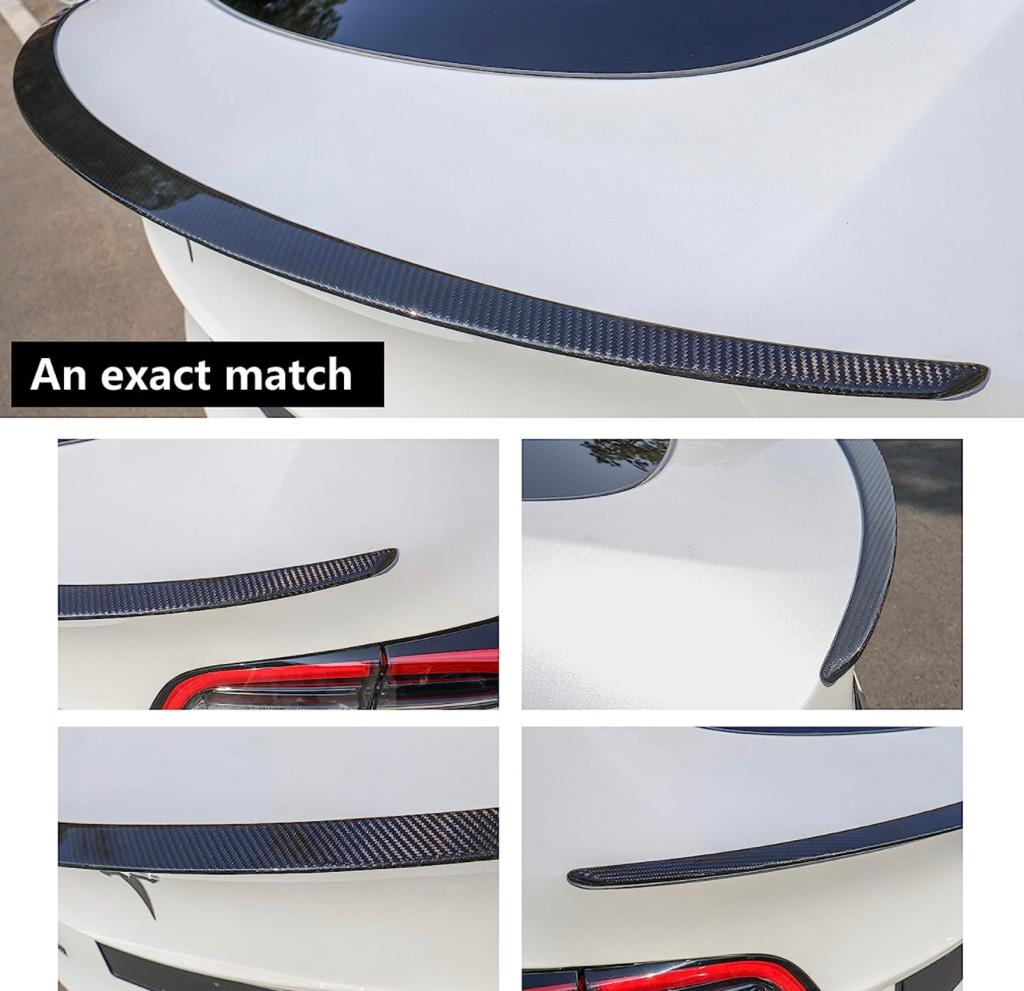 Real Carbon Fiber Performance spoiler Tesla Model Y