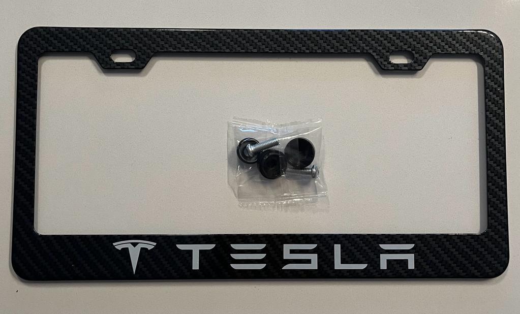Tesla License Plate Frame