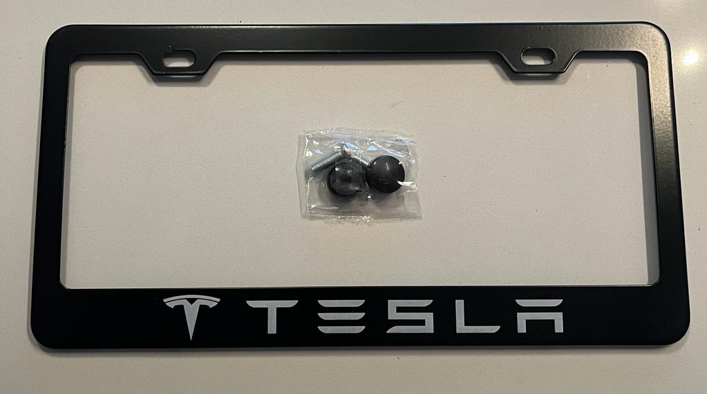 Tesla License Plate Frame