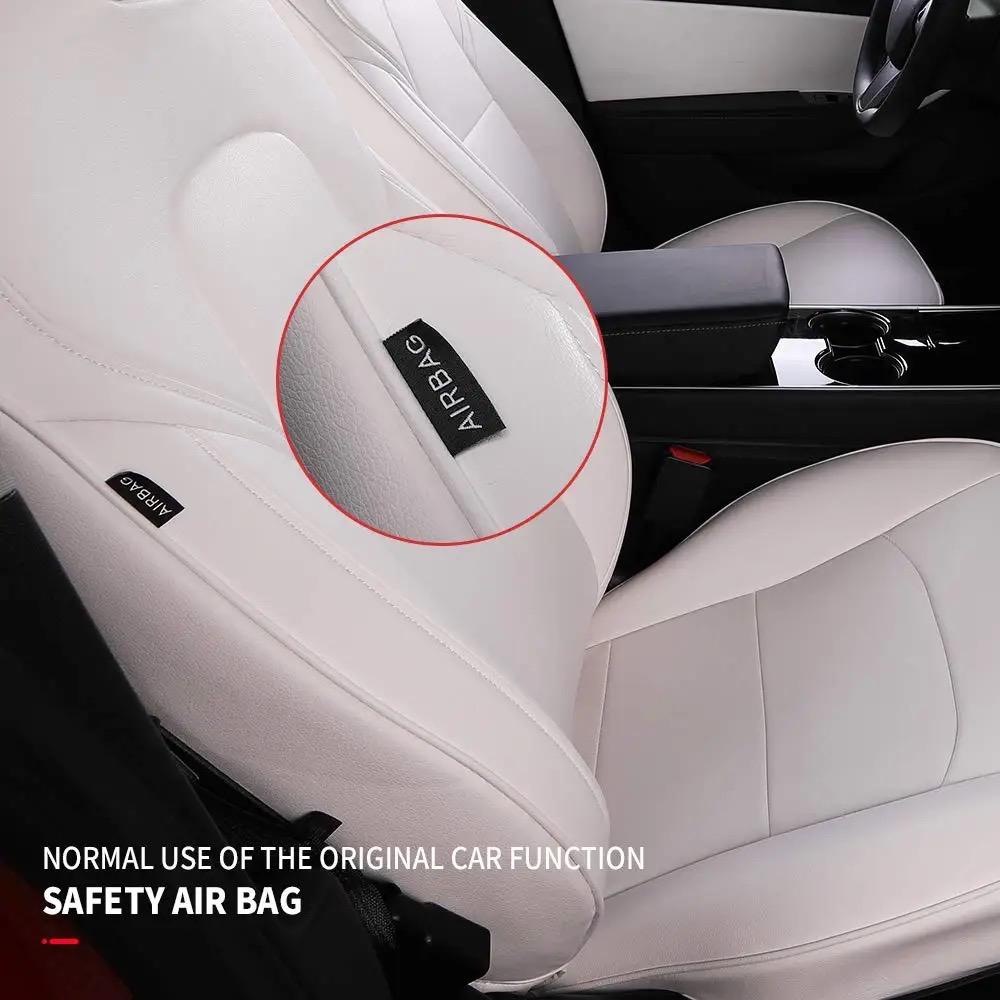 Seat Covers, PU Leather Tesla Model 3 & Y