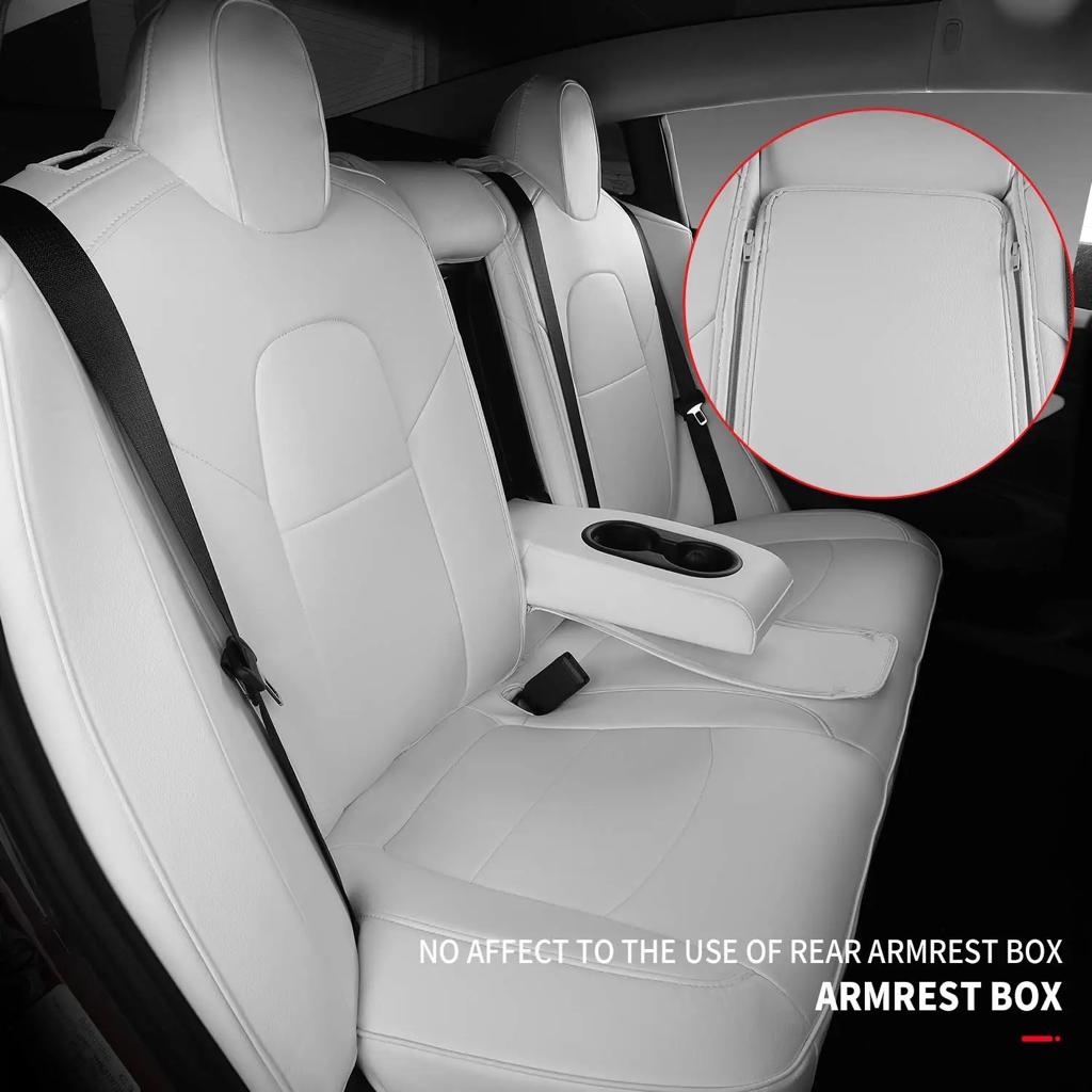 Seat Covers, PU Leather Tesla Model 3 & Y