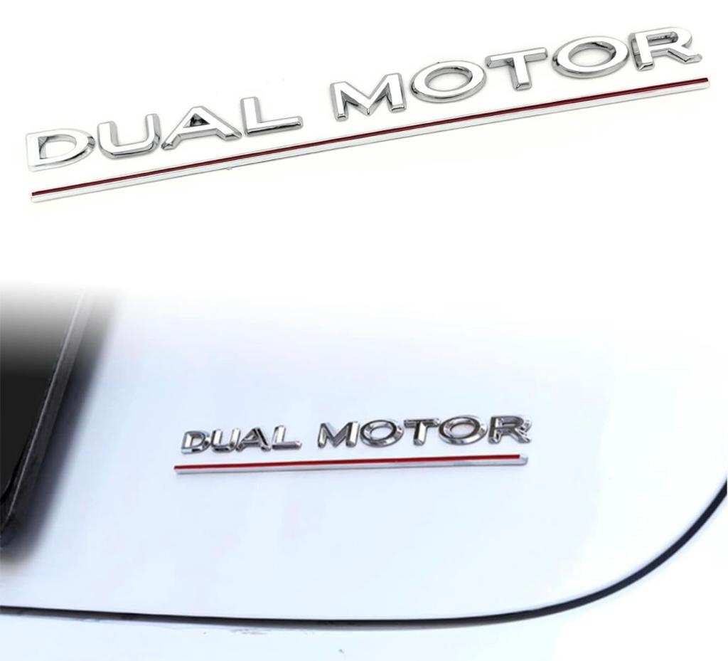 Tesla DUAL MOTOR Emblem