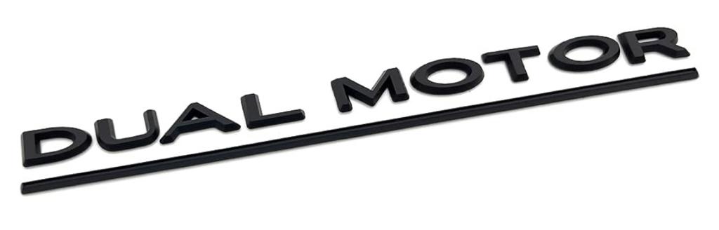 Tesla DUAL MOTOR Emblem