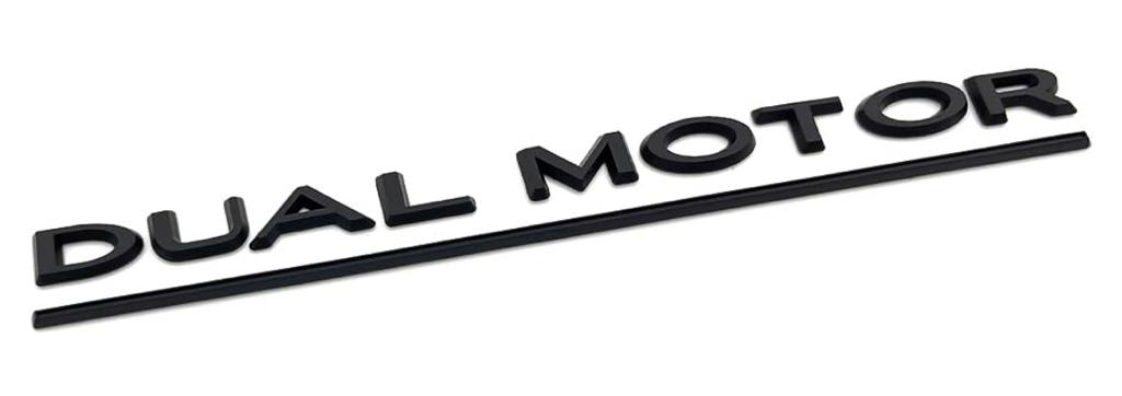 Tesla DUAL MOTOR Emblem
