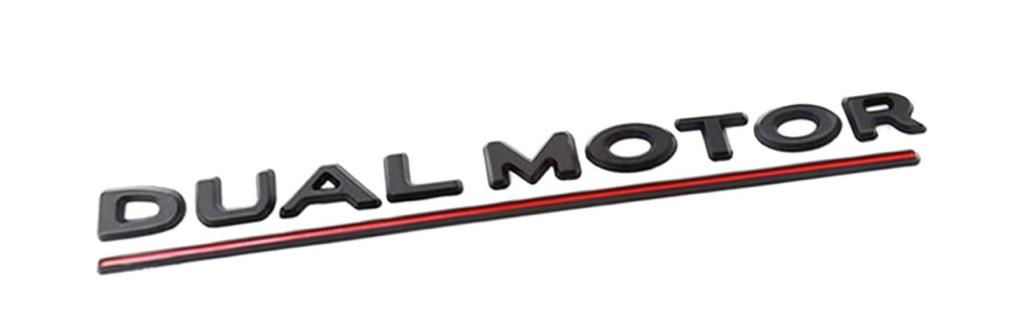 Tesla DUAL MOTOR Emblem