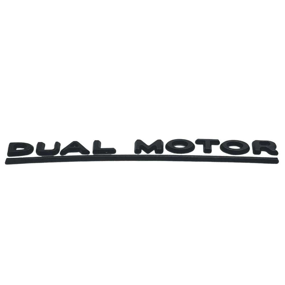 Tesla DUAL MOTOR Emblem