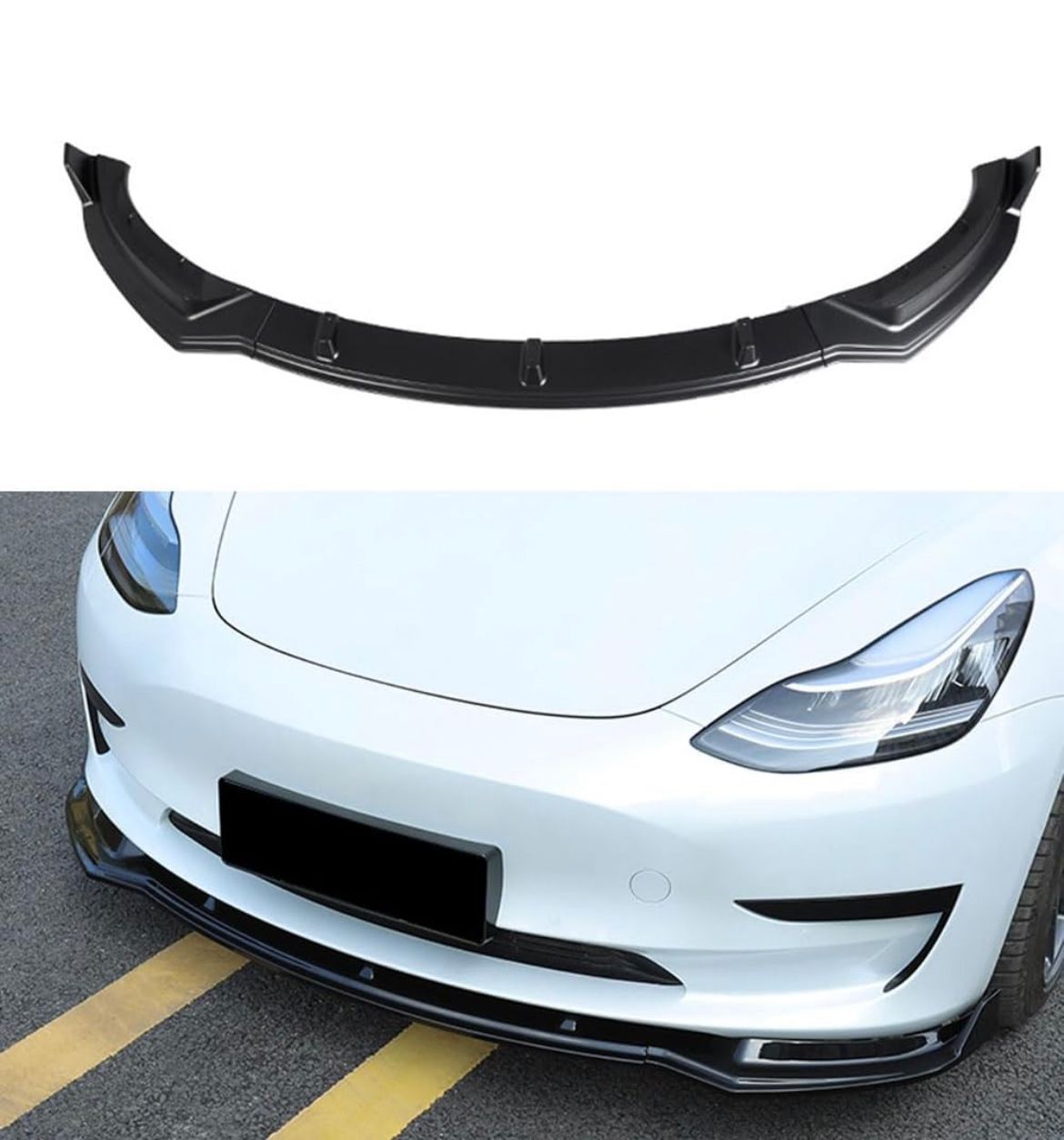 Front Bumper Lip Tesla Model 3