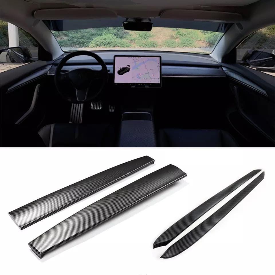 Dashboard and Front Door Trim Panel cover Tesla model 3 & Y – ALBI EV