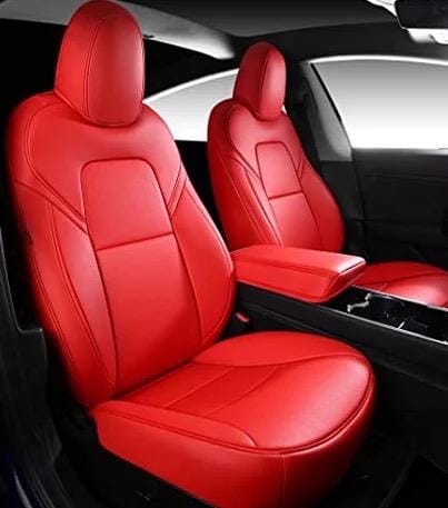 Seat Covers, PU Leather Tesla Model 3 & Y