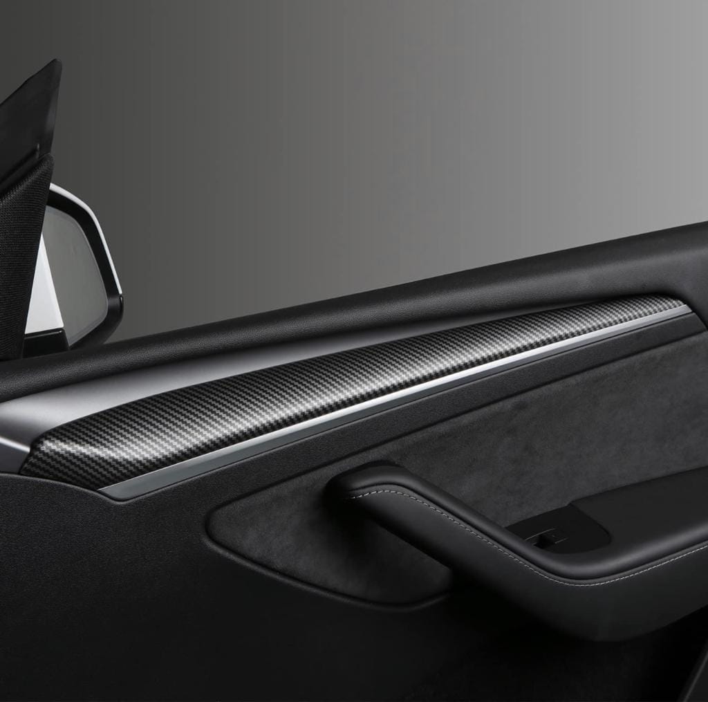 Dashboard and Front Door Trim Panel cover Tesla model 3 & Y