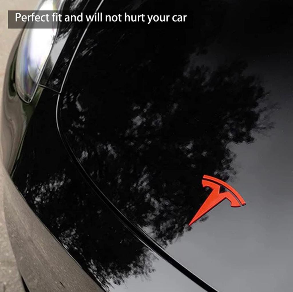 Couverture de logo de volant/coffre avant/coffre arrière Tesla Model 3/Y