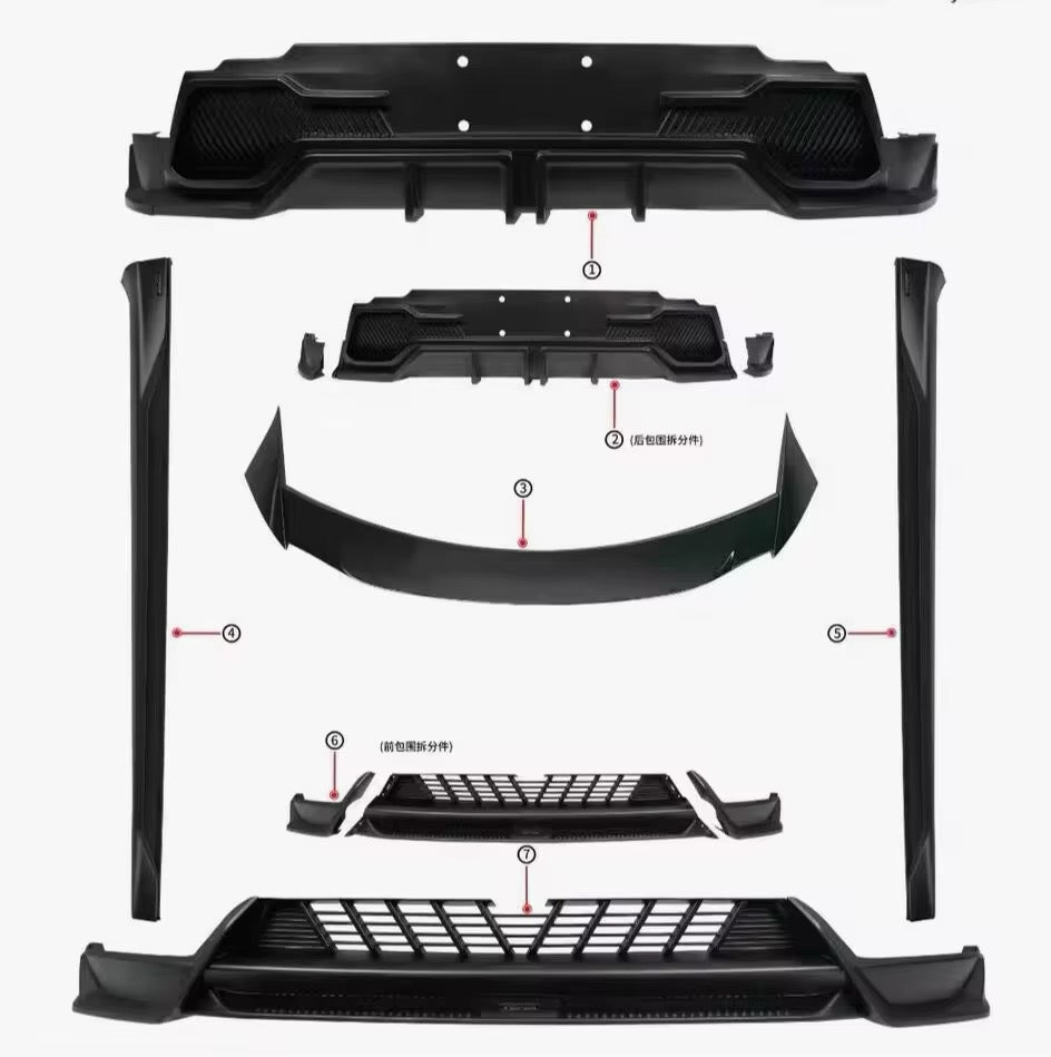 Body kit for model Y Juniper