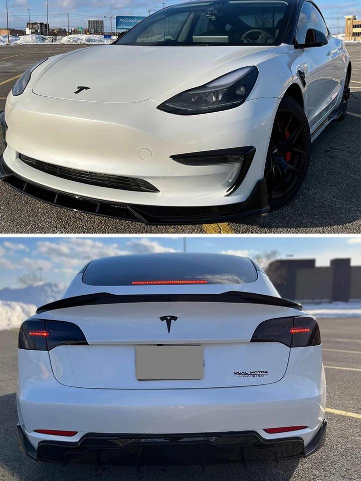 Kit carrosserie Tesla modèle 3. 