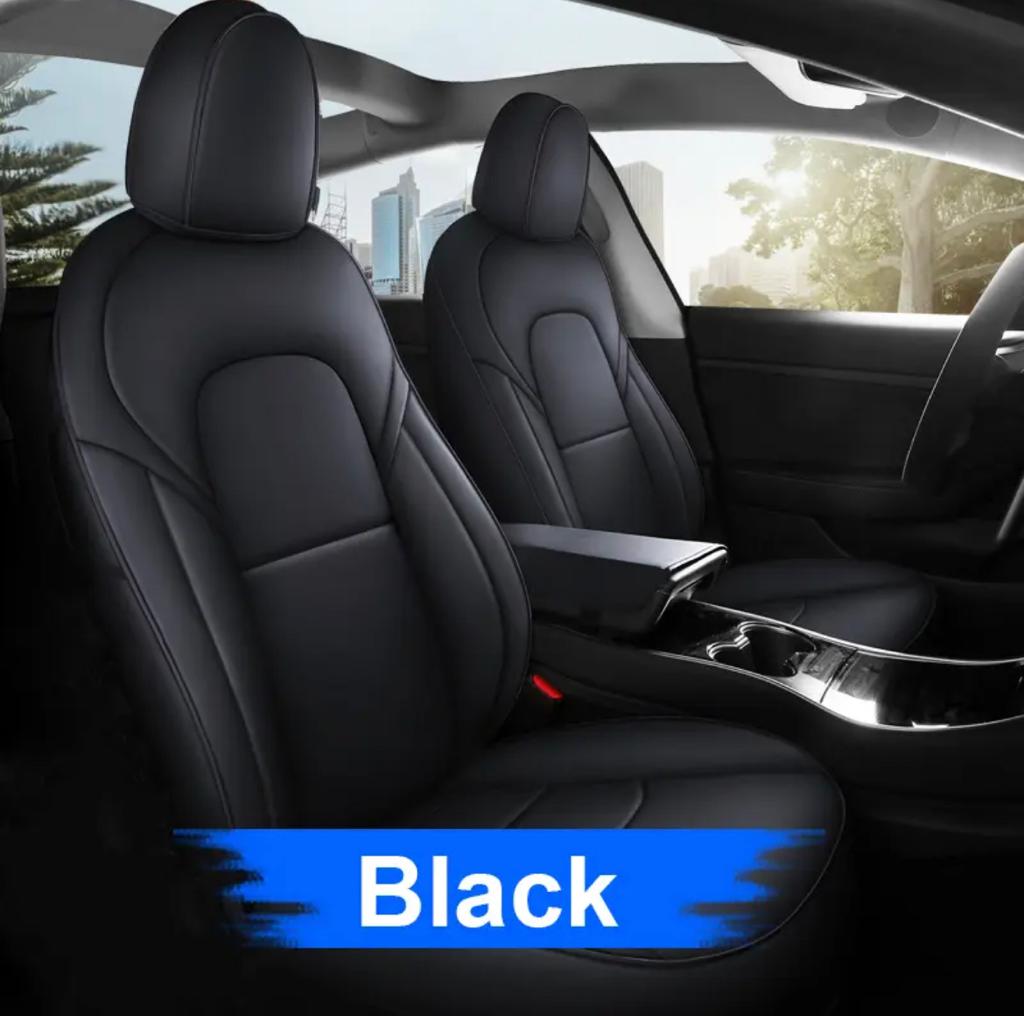 Seat Covers, PU Leather Tesla Model 3 & Y