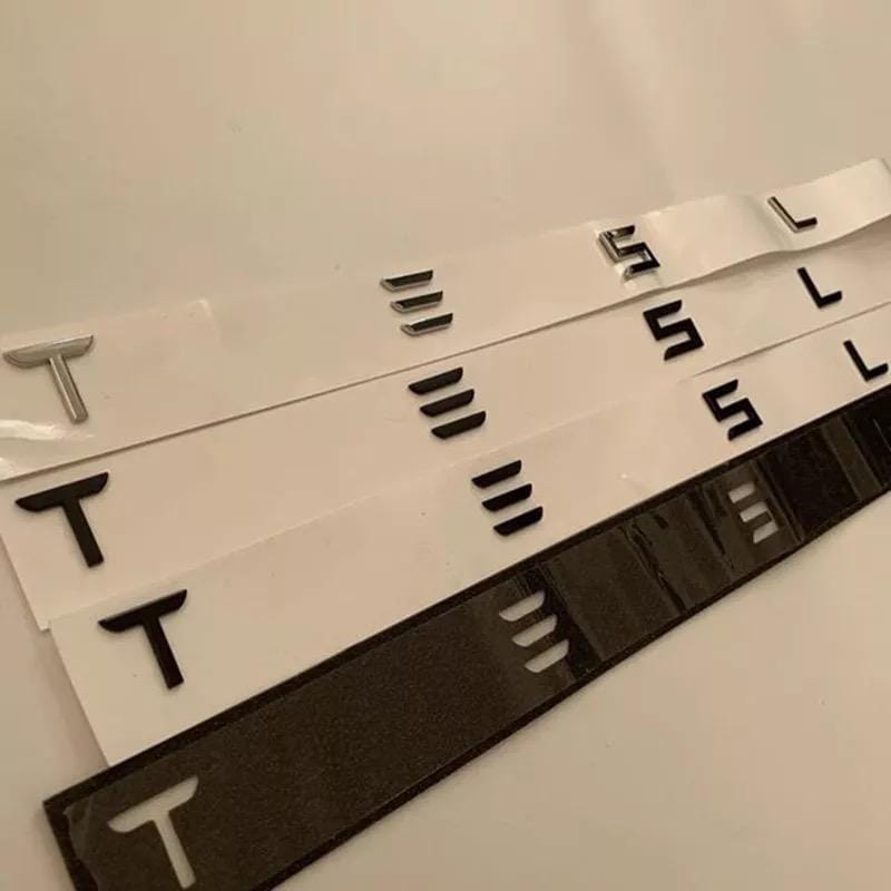 Lettres Tesla 3D 