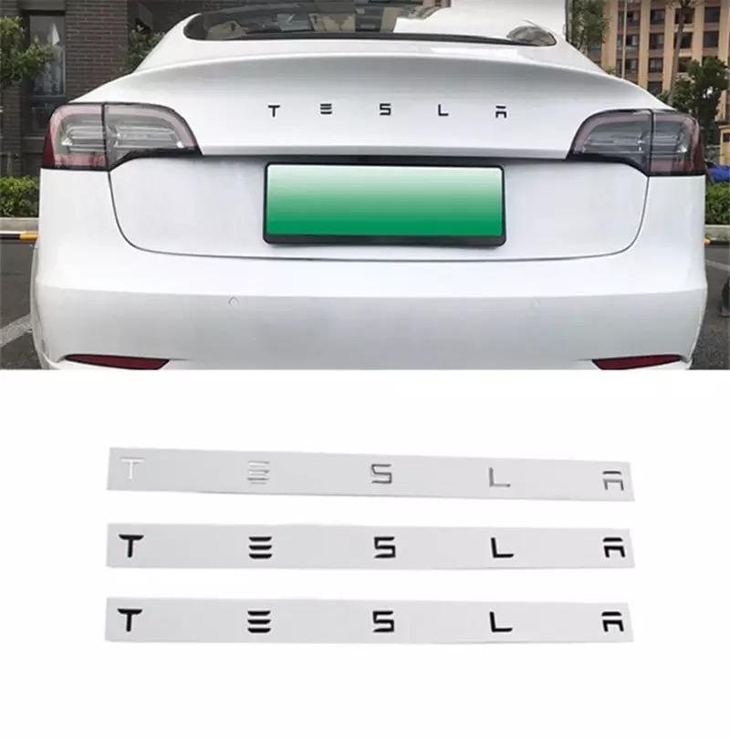 Lettres Tesla 3D 